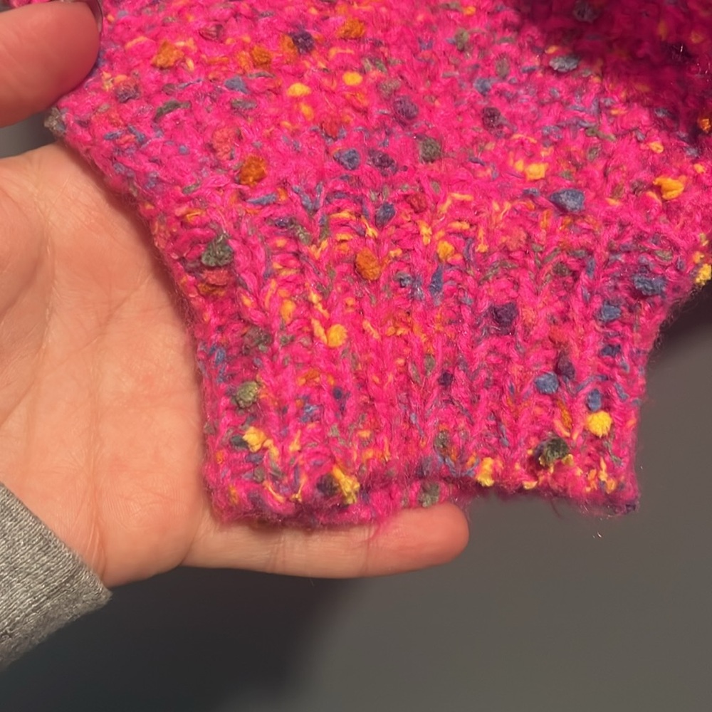 Women’s Confetti Ruffle Sweater - Picture 13 of 15